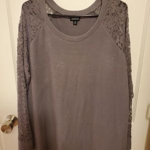 NWOT Long sleeve purple Torrid sweater